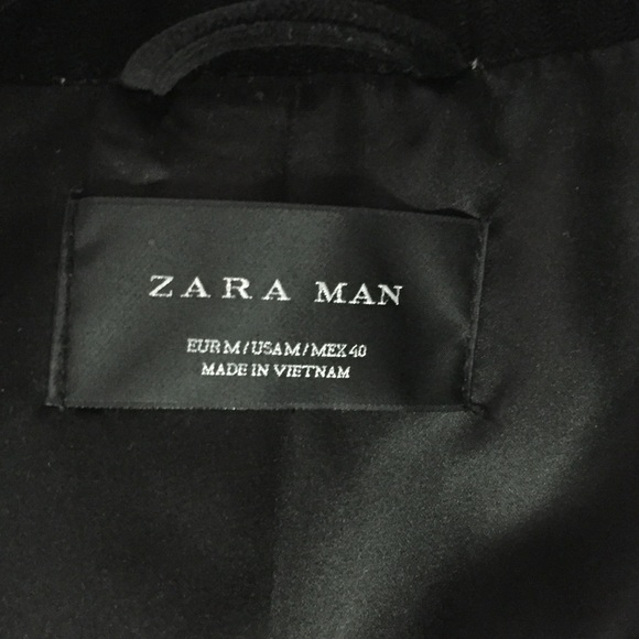 Zara Men's Velvet Blazer Jacket - Picture 4 of 16